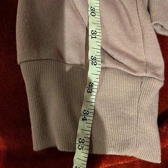 Ardene Nude pink white logo drawstrings jogger pants  Sz M - Picture 9 of 12